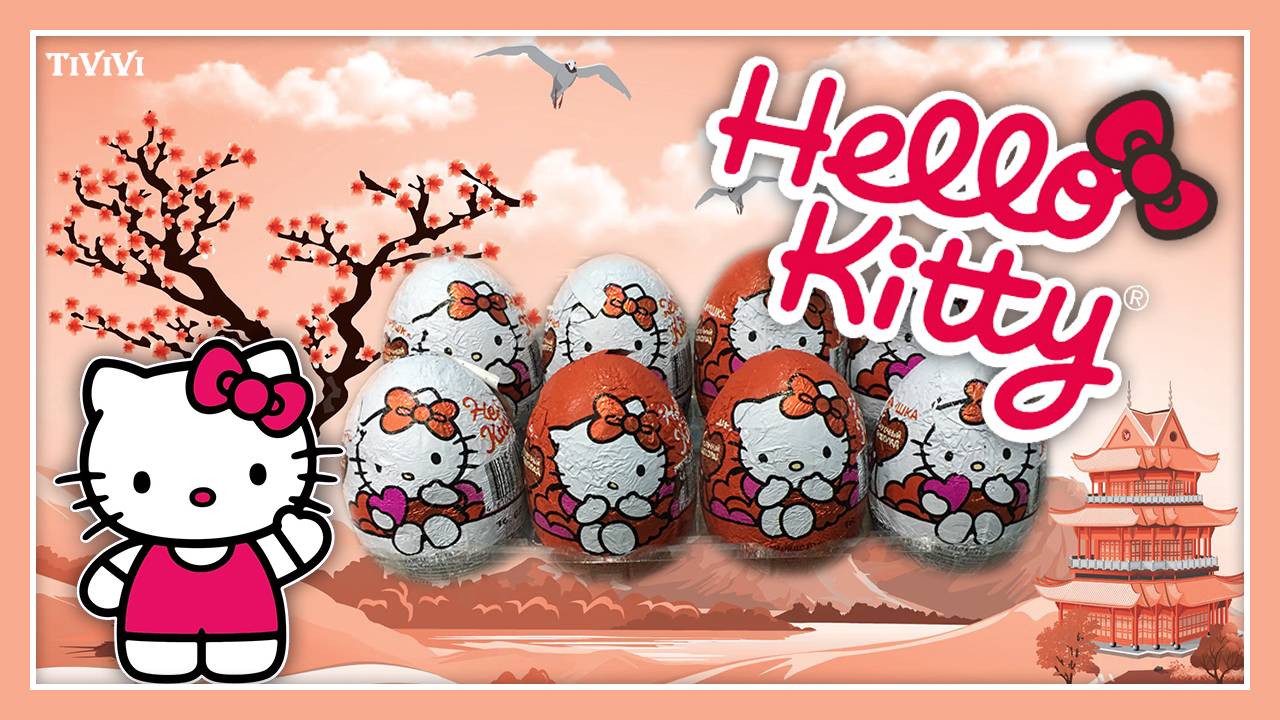 Hello Kitty шоколадные яйца