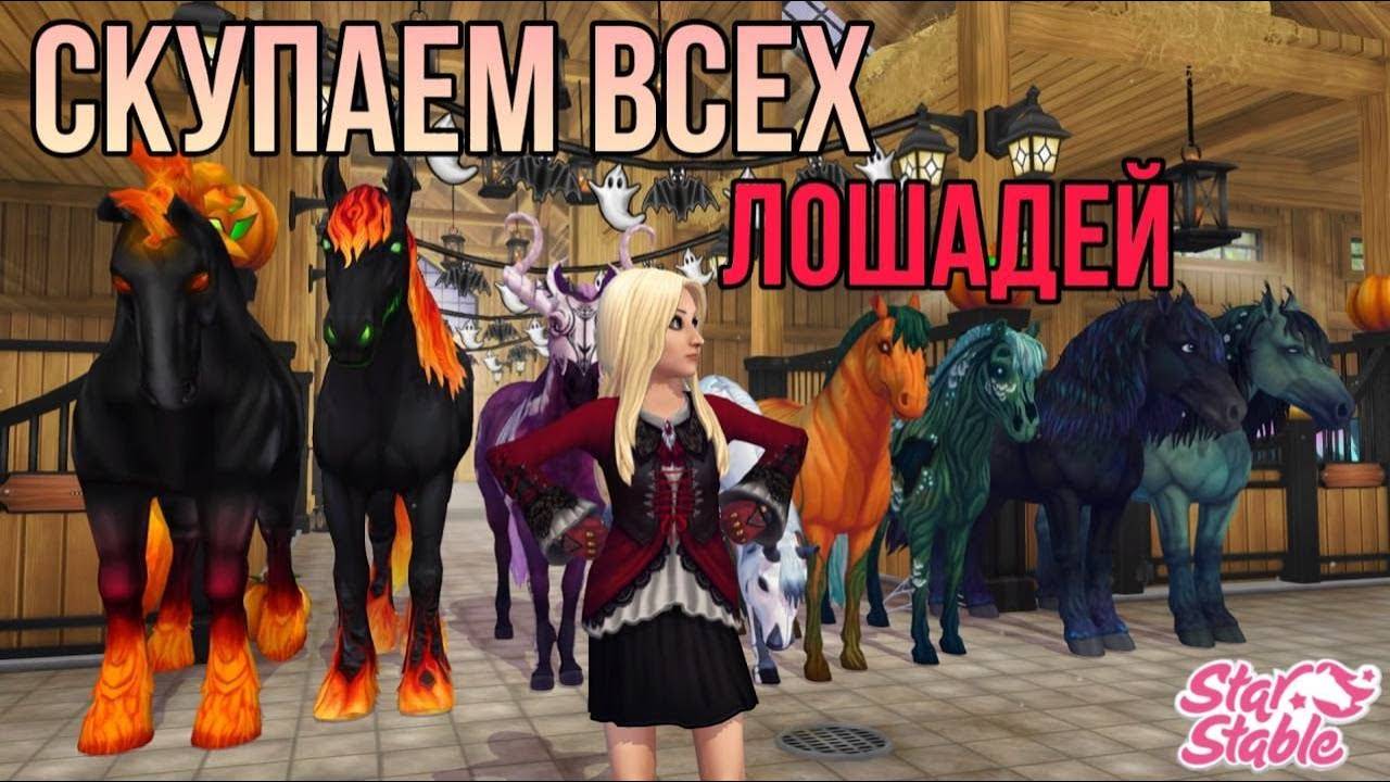 ПОКУПАЕМ ВСЕХ ХЭЛЛОУИНСКИХ ЛОШАДЕЙ В Star Stable Online!