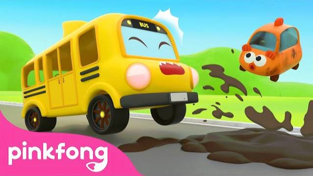 Wheels on the Bus Go Round and Round | Baby Shark Toy Car | 3D Car Songs | Pinkfong Baby Shark