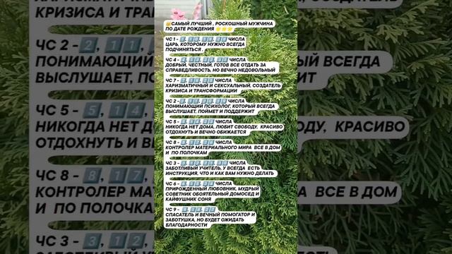 Самый лучший мужчина по дате рождения 💐🌟✨🌞❤️✅🌞🌞