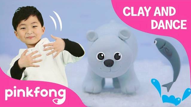 Paw Paw Polar Bear and Make Clay Polar Bear | Clay and Dance | Pinkfong Songs for Children