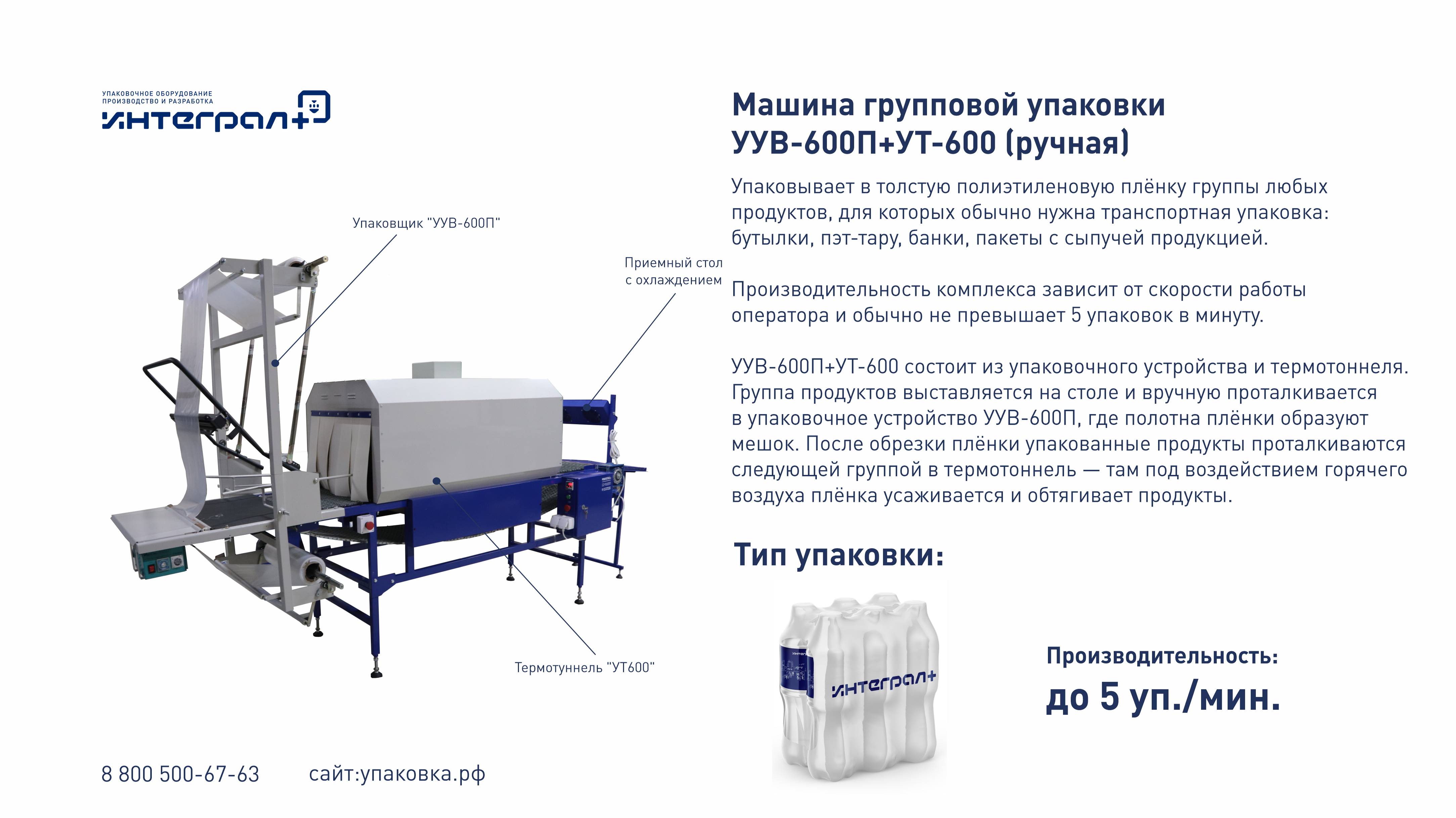 Групповая упаковка. Упаковка макарон. Машина групповой упаковки УУВ-600П+УТ-600