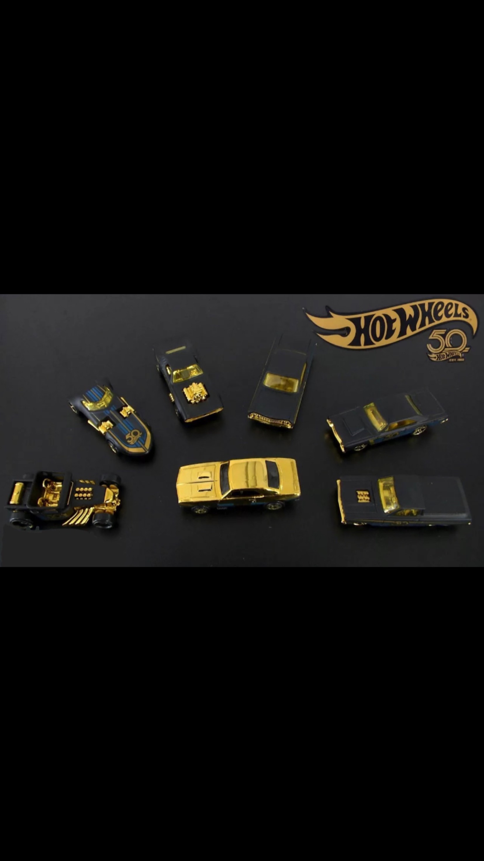 Hot wheels 67 Camaro 2018
50th Anniversary Black & Gold Collection