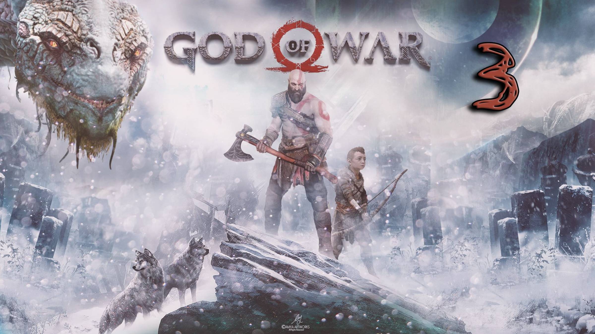 Стрим God Of War Прохождение #3