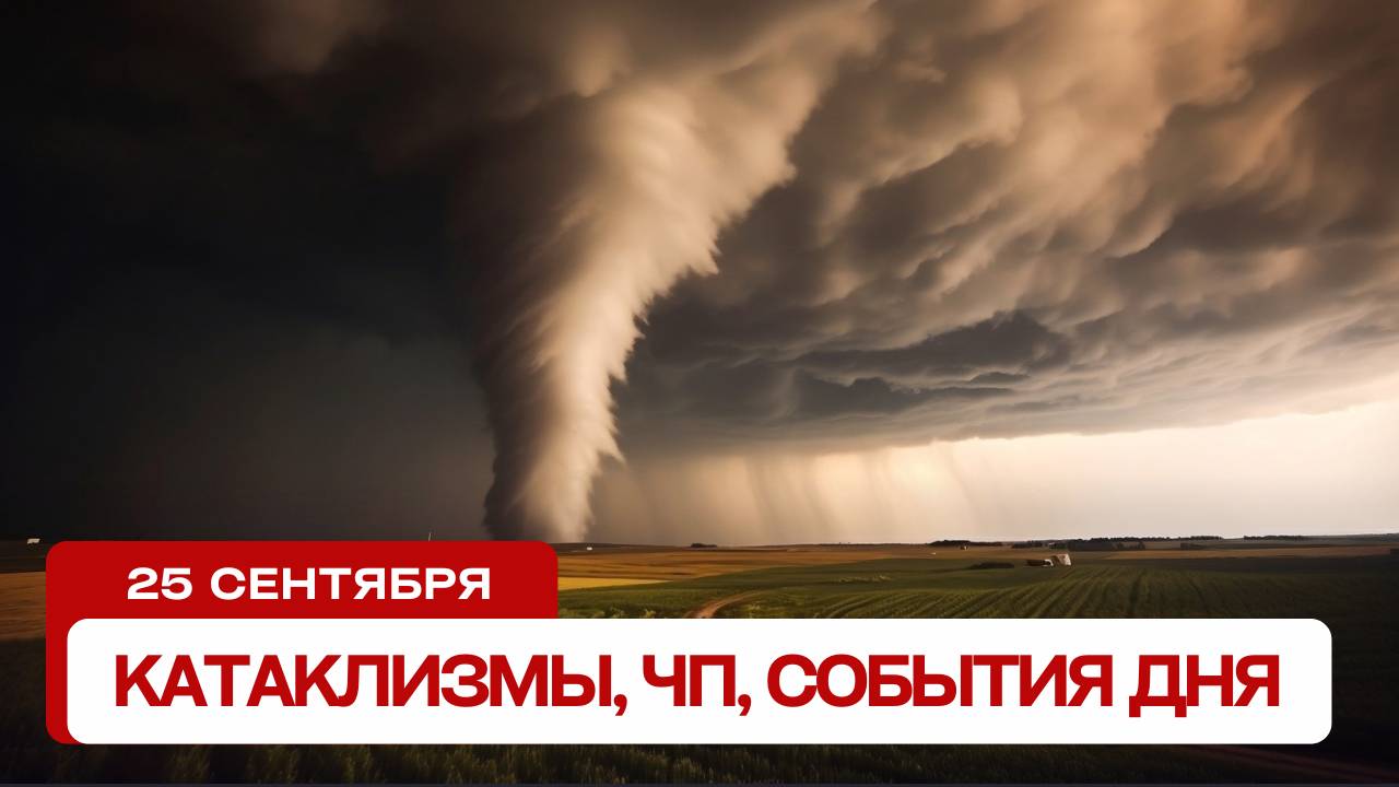 Катаклизмы сегодня 25.09.2024. Новости сегодня, ЧП, катаклизмы за день, события дня