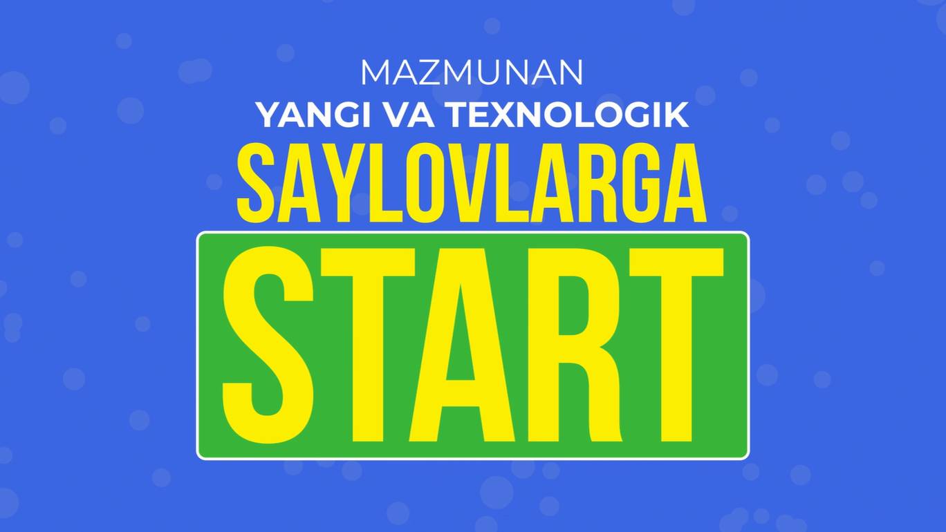 O'zbekiston Respublikasida yangi va texnologik saylovlarga start berildi