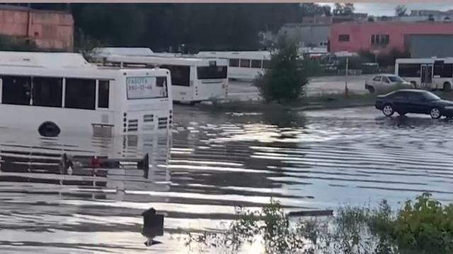 Дождь в августе в Самаре