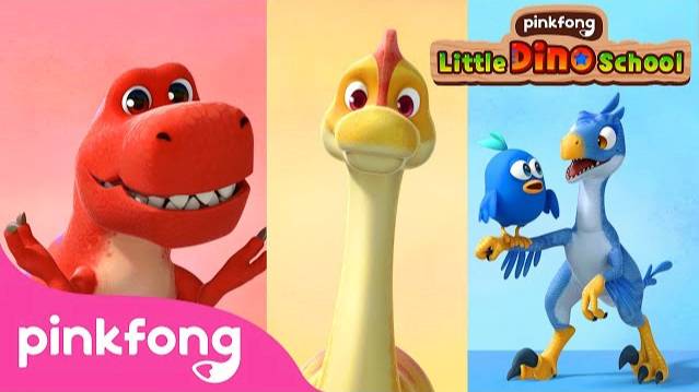 Learn Colors with Dinosaurs @PinkfongDinosaurs | Little Dino School | Kids Cartoon & Song | Pinkfong