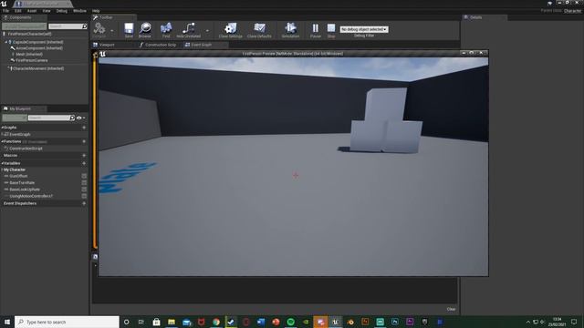 First Person Idle And Running Head Bob - Unreal Engine 4 Tutorial