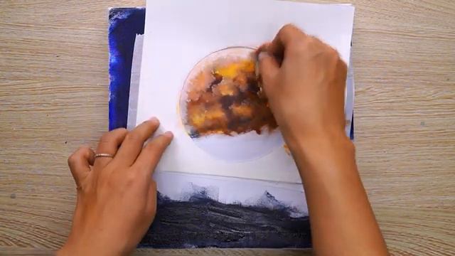 Super Moon Painting _ Relaxing Video #57