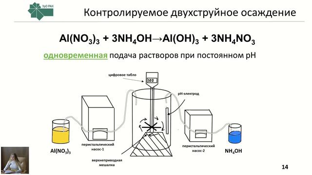 Влияние условий гидрометаллургического синтеза на физико-химические свойства материалов