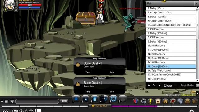 AQW | BLINDING LIGHT OF DESTINY ALL QUEST BOT [ PART 1/3 ] [ GRIMOIRE AND CETERA ] [REQUEST GRANTED