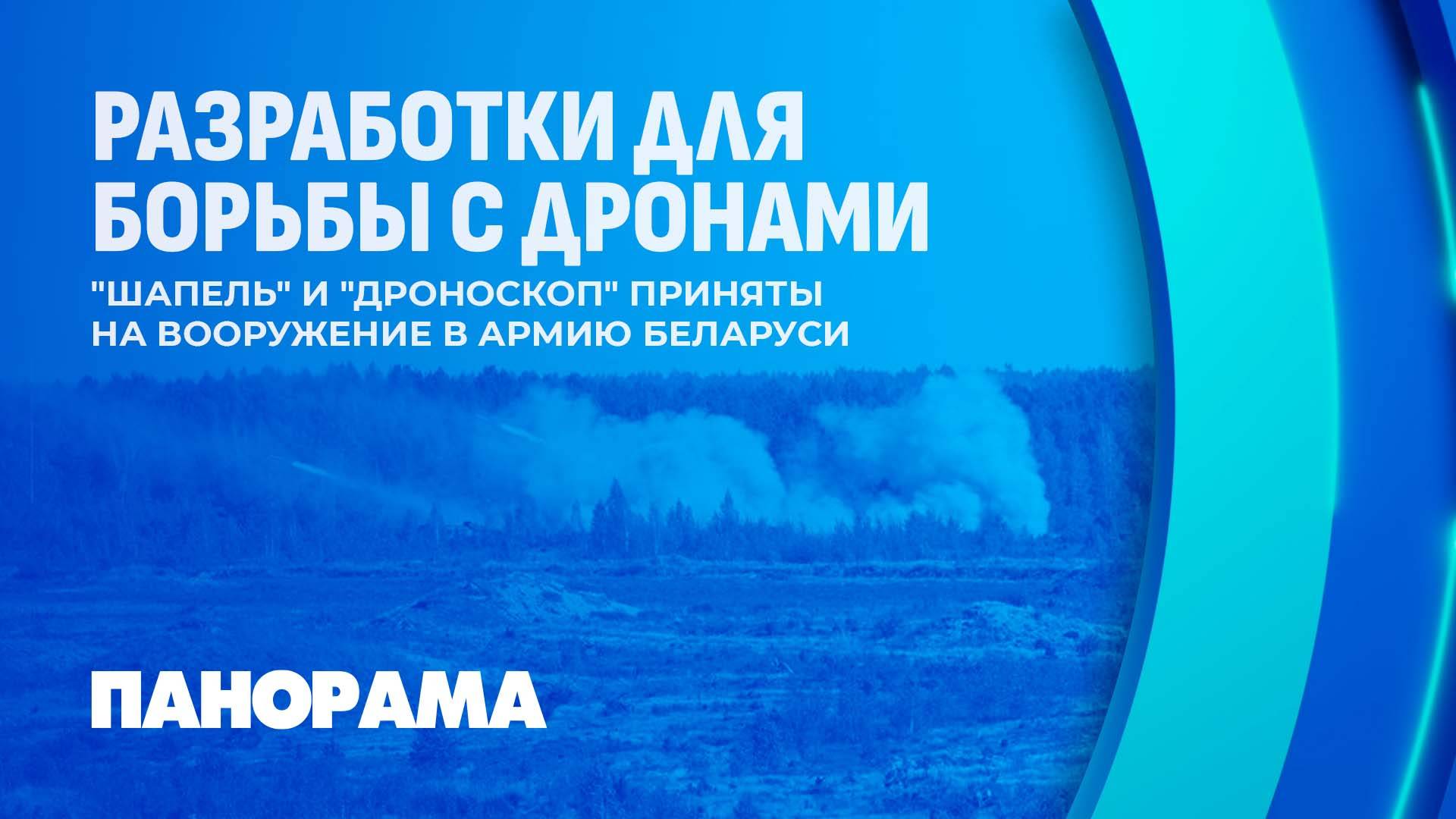 Новые разработки для борьбы с дронами приняты на вооружение в армию Беларуси. Панорама