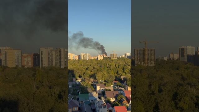 В переулке Здоровья горит частный дом.