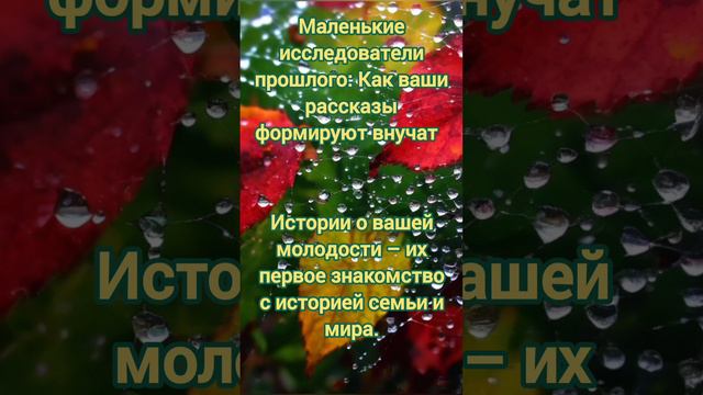 Маленькие исследователи #мудрость #факты #психология  #бабушка #внучата