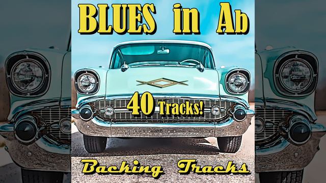 Funny Blues Guitar Backing Track in G# (shuffle blues 128 bpm) (1)