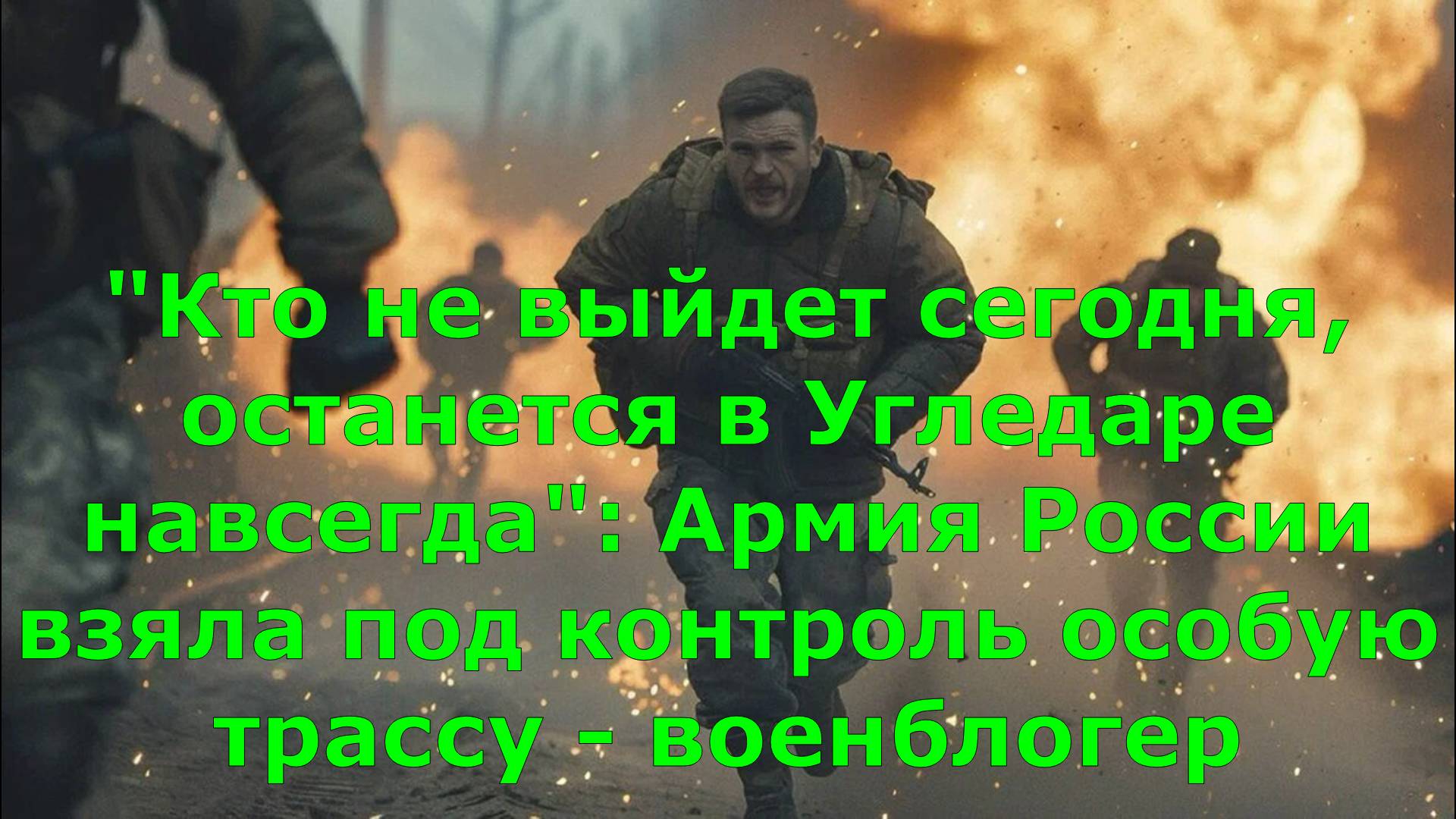 "Кто не выйдет сегодня, останется в Угледаре навсегда": Армия России взяла под контроль особую трасс