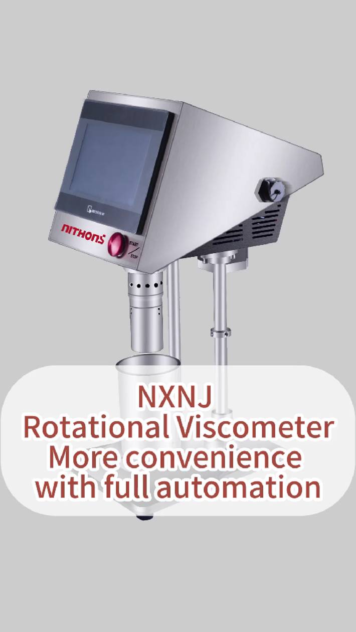 With Nithons rotational viscometer, no more manual operation to change speed and record data!