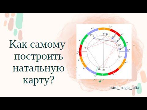 Как самому построить натальную карту?