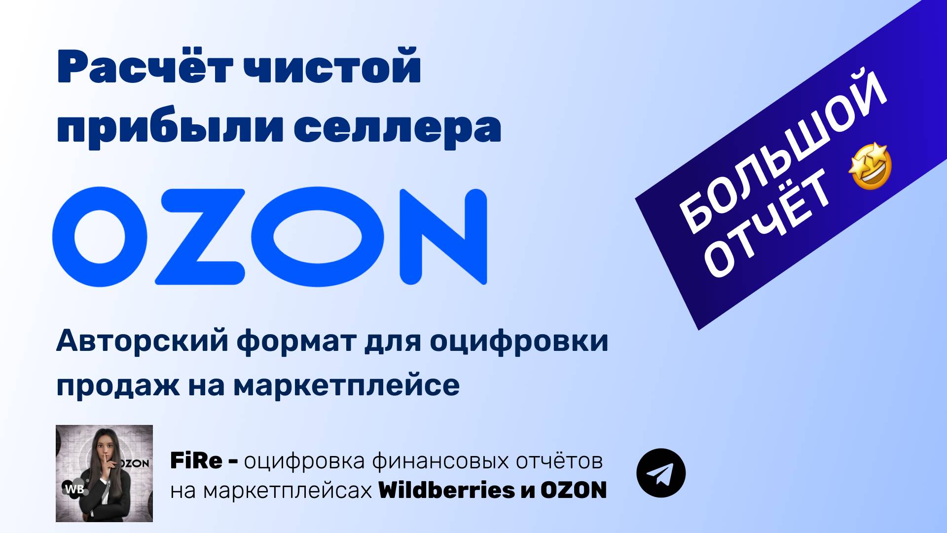 Как посчитать прибыль от продаж на OZON - формат для оцифровки продаж