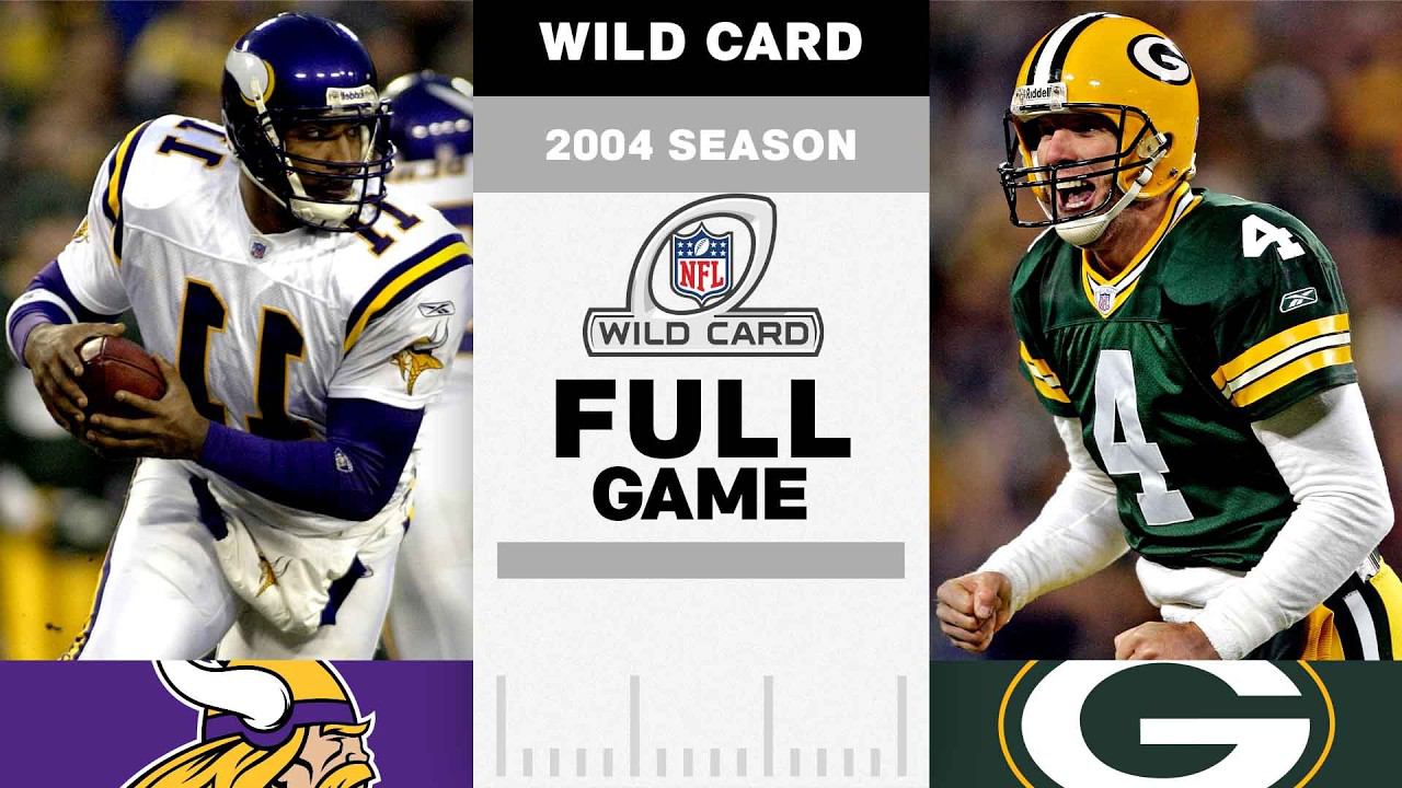 Minnesota Vikings vs. Green Bay Packers Full Game | NFL 2004 Season Wild Card