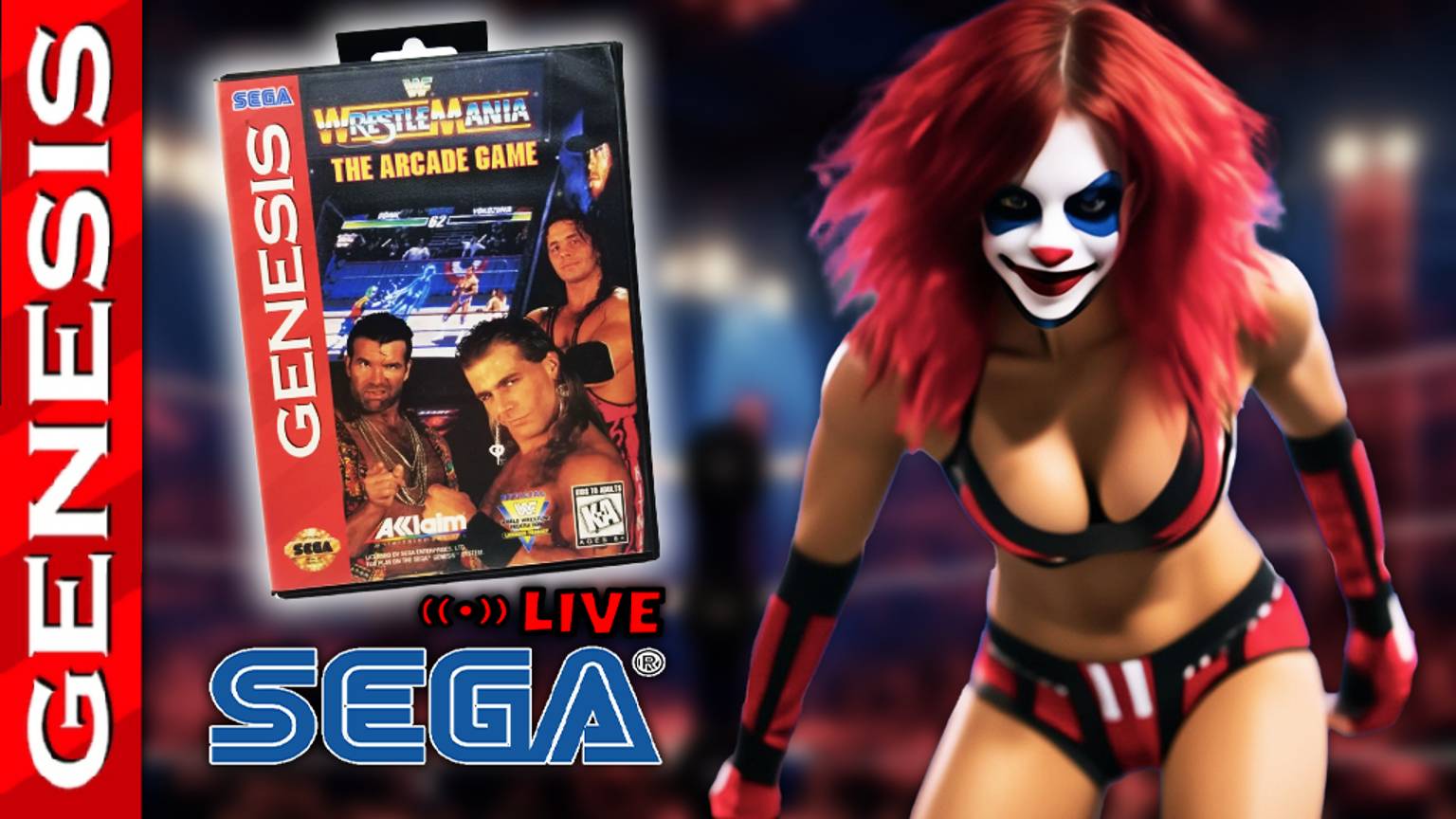 Играем в WWF WrestleMania: The Arcade Game на SEGA Mega Drive / Genesis