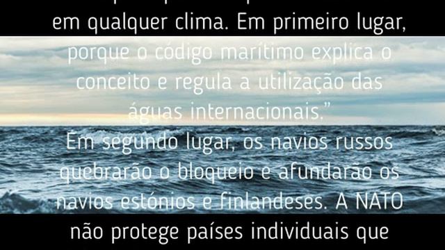 Estónia e Finlândia alertaram para uma resposta dura da Rússia