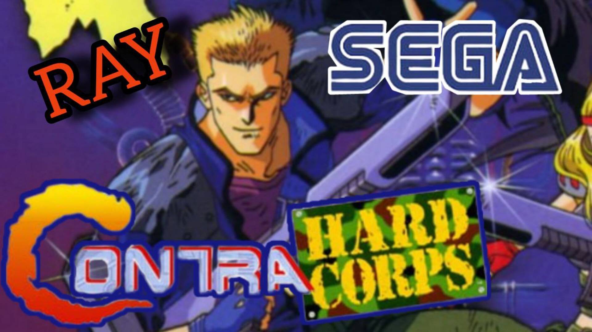 CONTRA HARDCORPS - RAY | Sega Mega Drive/Genesis | Полное прохождение (3 Ways)