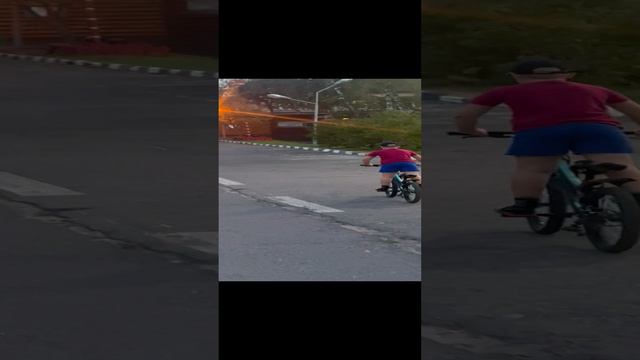 На велике