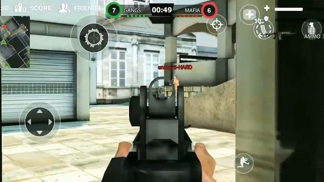 Gang War Mafia Mobile | XCR | Alley Map TDM Match | Offline FPS Android Gameplay