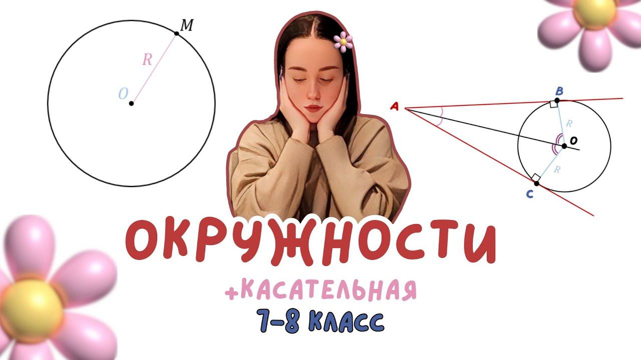 Окружности и касательные 7-8 класс