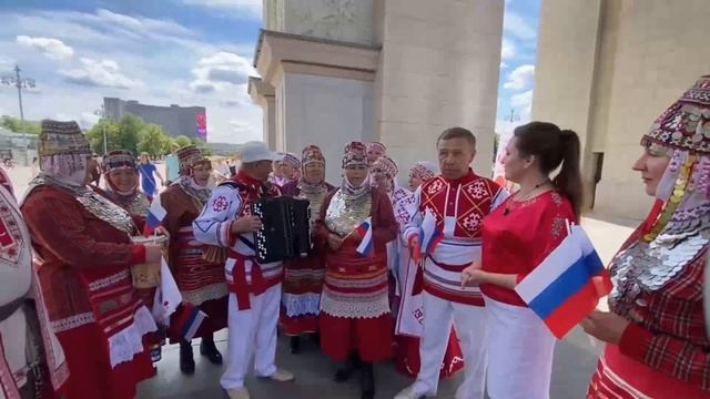 Чуваши Оренбуржья на Всечувашском Акатуе ВДНХ г. Москва 15.06.2024