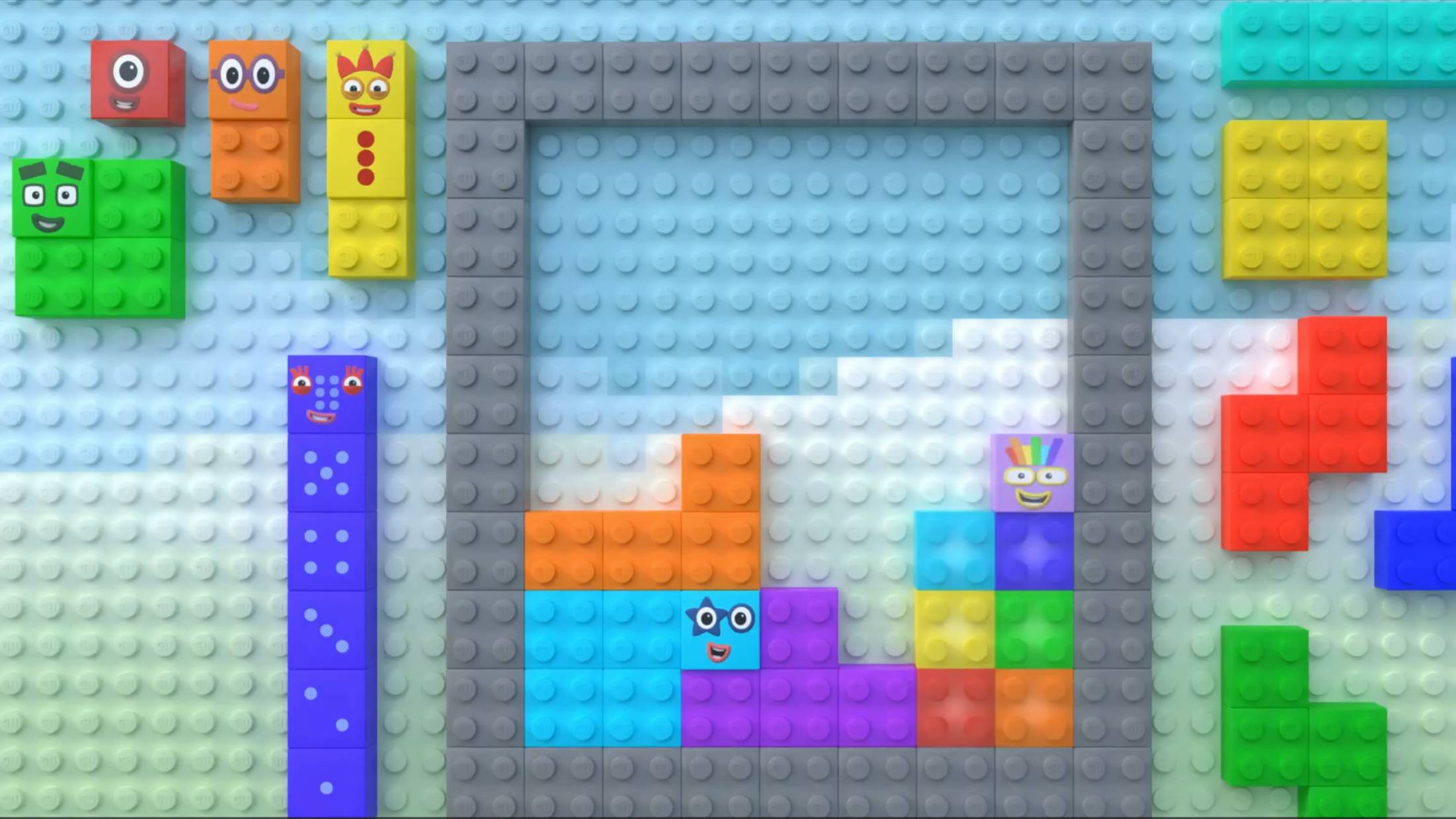 Лего TETRIS + Numberblocks