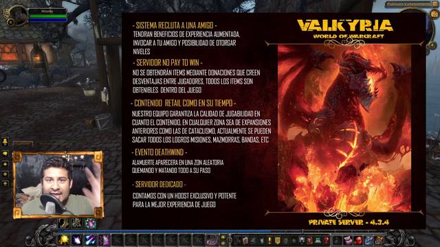 NUEVO SERVIDOR DE CATACLYSM! | VALKYRIA WOW
