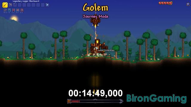 Terraria 1.4.2.3 - Copper Shortsword vs ALL Bosses