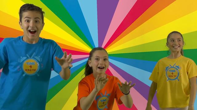 Simon Says - Kids Exercise Song - Fun Dance Song for Kids - Parts of the Body Song - Time 4 Kids TV