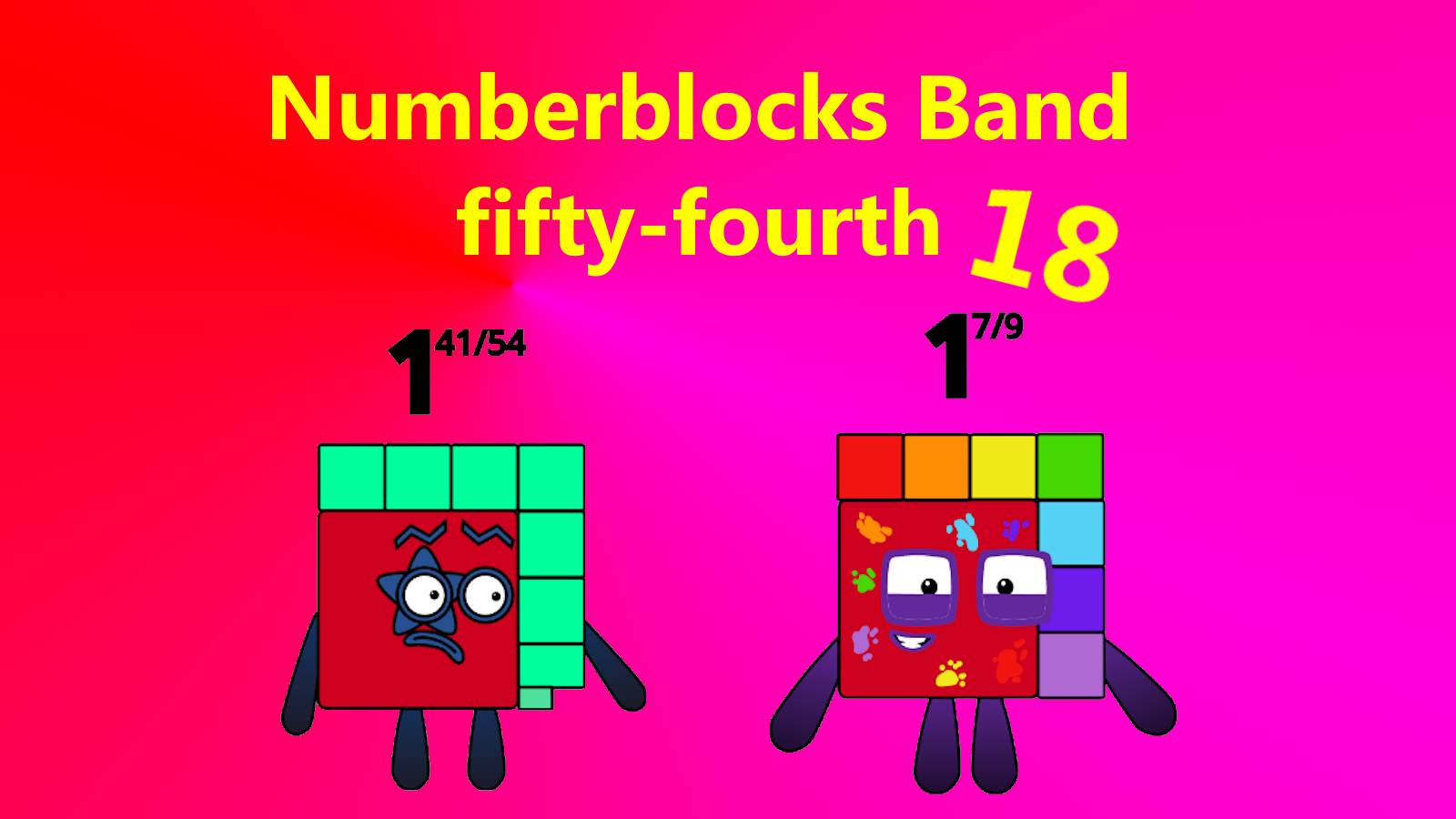 Numberblocks Band fifty-fourth 18