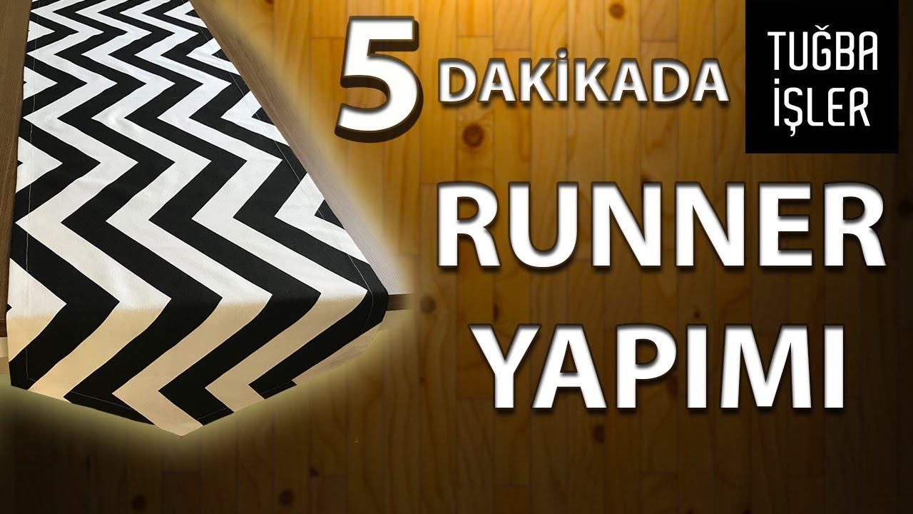 Masa Örtüsü Runner Yapımı - Pratik Ranır Dikimi (KENDİN YAP) | Tuğba İşler