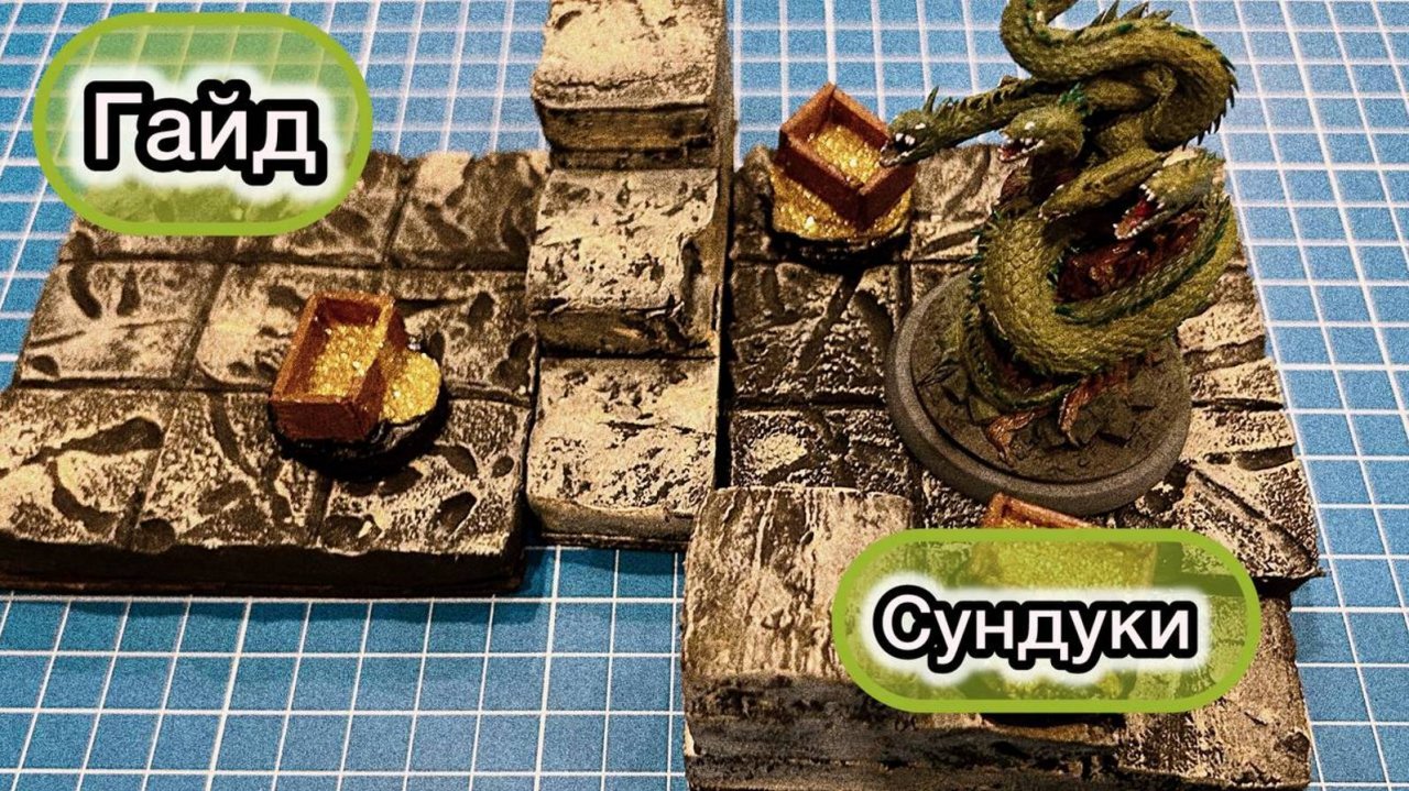 Террейн днд гайд, Terrain dnd guide - Сундука с золотом.