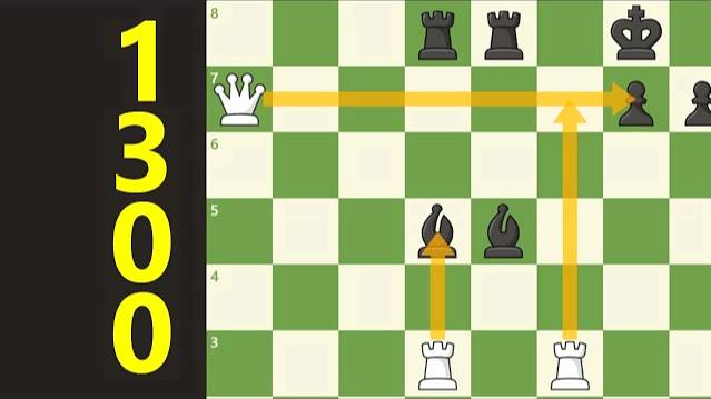 ONLY 1300 PLAYERS See This Checkmate (Beginner Battles 2)