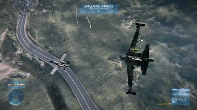 BATTLEFIELD 3 JET DOGFIGHT russianairforce vs menWORKOUTER