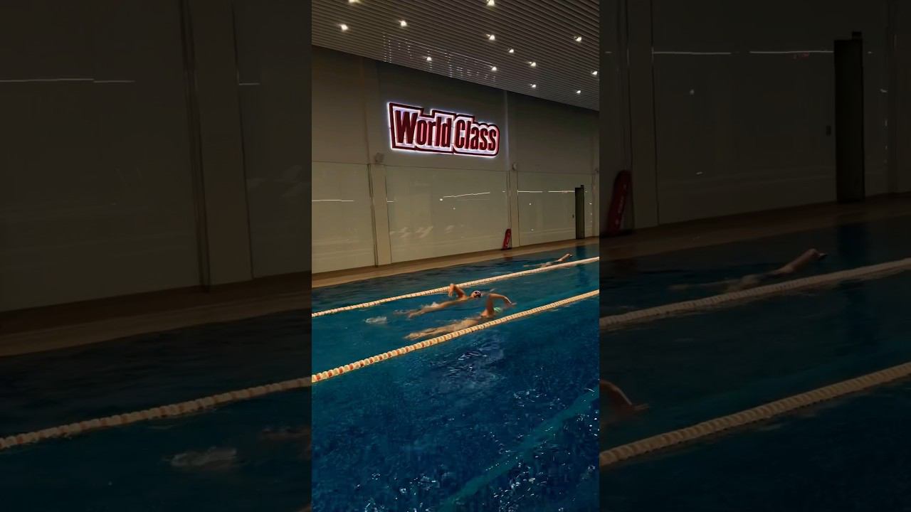 #slowlySwimming ♀️♀️ #WorldClassFitness #Moscow