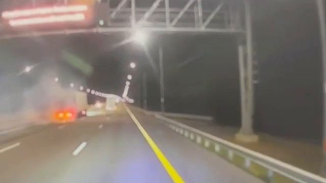 На М-12 «Ауди» на огромной скорости влетел под фуру, водитель которой выехал в левую полосу