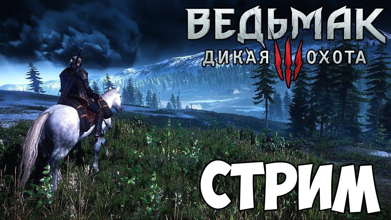 Стрим по прохождению  The Witcher 3 wild hunt