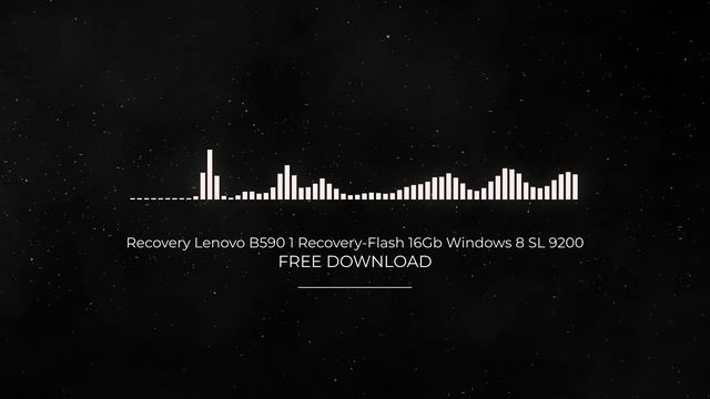 Recovery Lenovo B590 1 Recovery-Flash 16Gb Windows 8 SL 9200 FULL