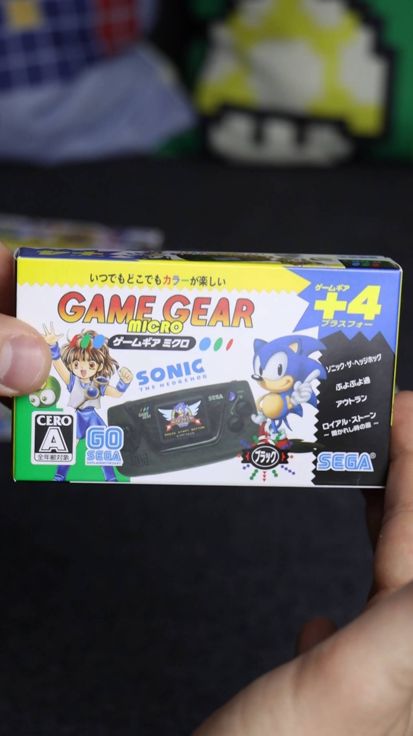 Распаковка SEGA Game Gear Micro (Чёрный)