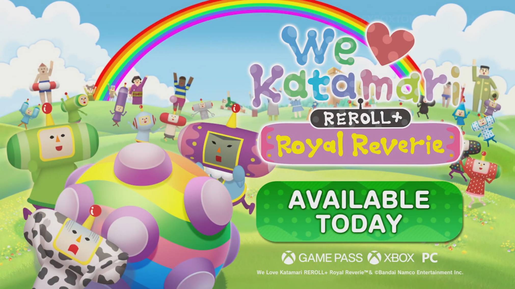 We Love Katamari Re-Roll Plus Трейлер 2024