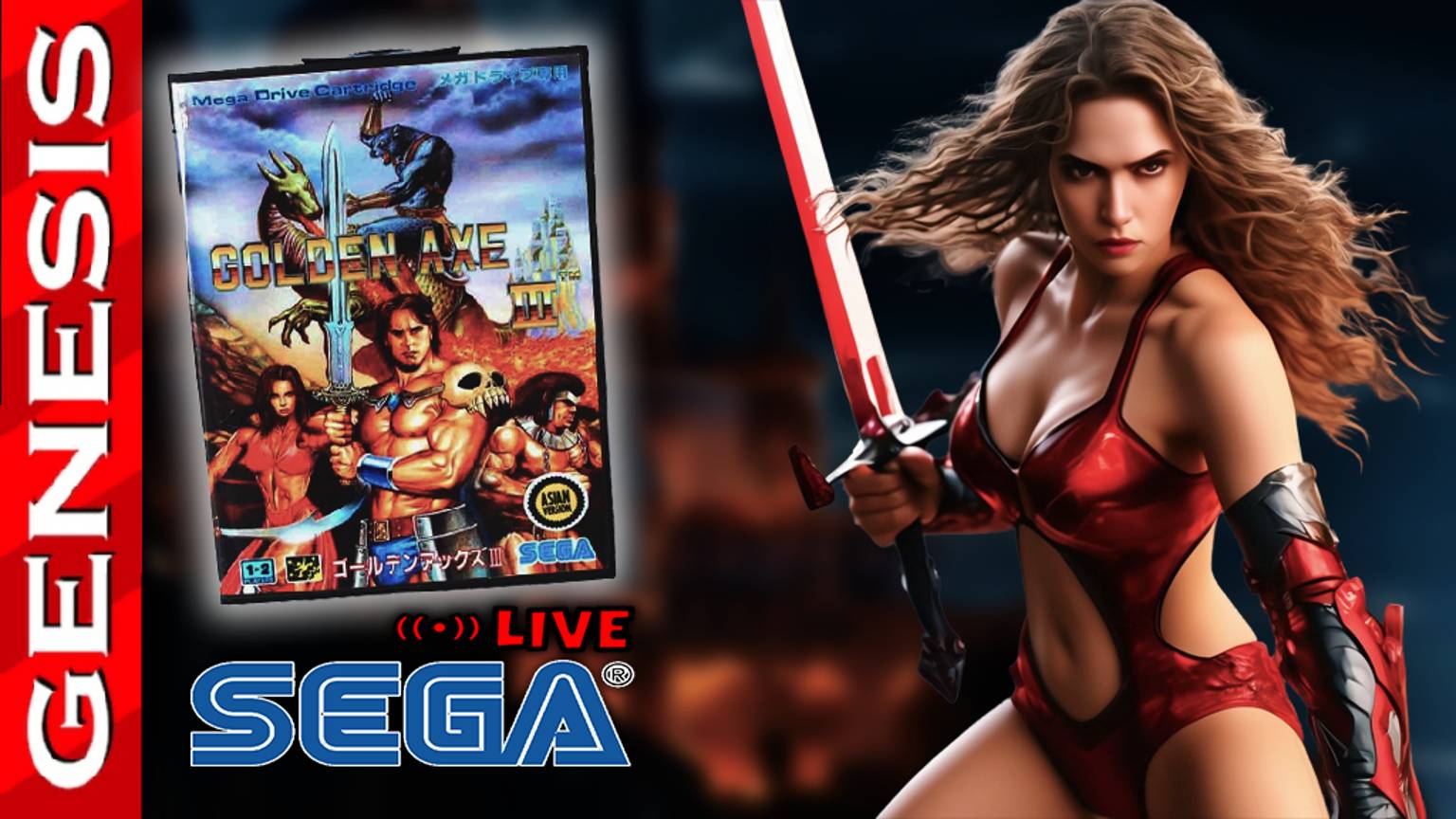 Играем в Golden Axe III на SEGA Mega Drive / Genesis