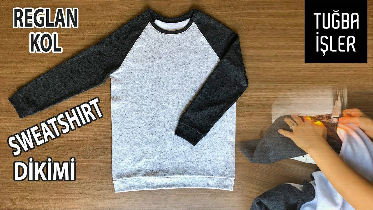 Reglan Kol Sweatshirt Dikimi - Kalıptan Reglan Kol Sweatshirt Yapımı (KENDİN YAP) | Tuğba İşler