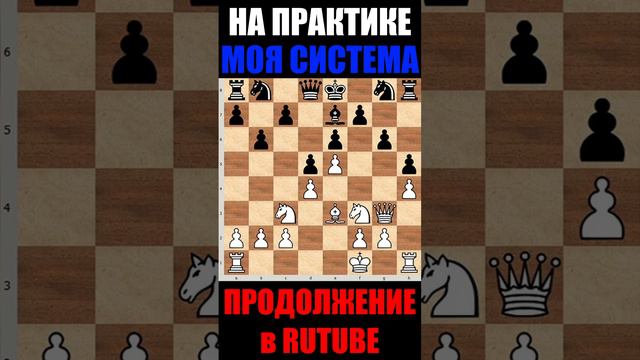 №7 Шахматы ♕ НИМЦОВИЧ МОЯ СИСТЕМА НА ПРАКТИКЕ  ♕ #shorts